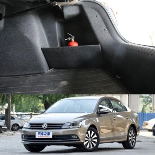 2pcs/Set Storage partitions on both sides of the trunk partition tail box for VW for Jetta MK6 Sagitar NCS 2011-2018 Car Styling