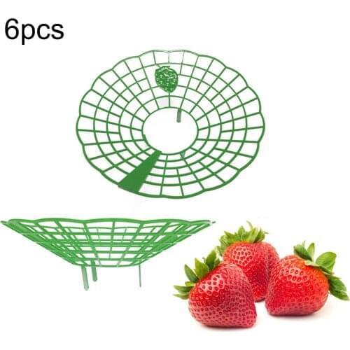 6pcs Strawberry Stand Frame Holder Balcony Planting Rack Fruit Support Plant Flower Climbing Vine Pillar Gardening Stand