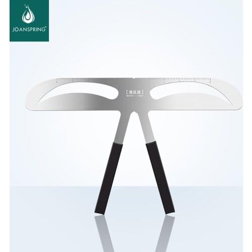 Professional Metal Tattoo Shaping Stencil Permanent Makeup Caliper Eyebrow Ruler