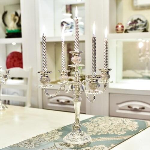 Nordic Candelabra Golden Geometric Center Candlestick Candelabro Portacandele Candlestick Mumluk Home Decoration DD60ZT