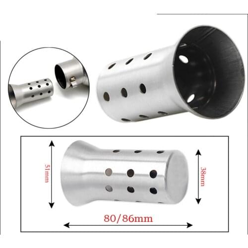 Motorcycle 51mm Exhaust Muffler Baffle Silencer DB Killer Reducer Exhaust Can DB Killer For Honda For Yamaha Motorbike