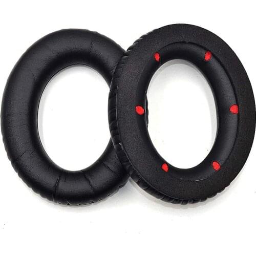 AHG Replacement Ear Cushions for Kingston Hyper X Cloud Revolver S (Black)