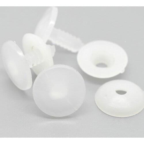 20set 15/20mm White Plastic DIY Doll Joints Teddy Bear Making Crafts Gifts Kids Toy Dolls Accessories Gifts For Child Toys