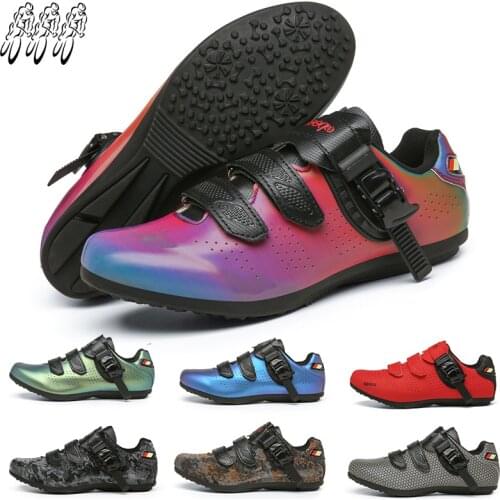 2021 Cycling Shoes Mens Self-Locking Road Bike Shoes Professional Outdoor Sports Sapatilha Ciclismo MTB Womens Cycling Sneaker