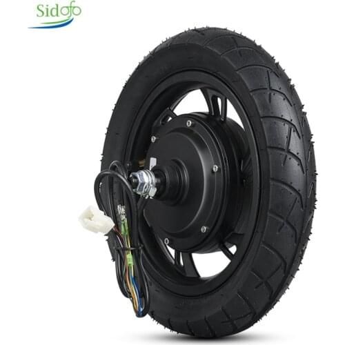 36V/48V 350W/500W Electric Bike 12inch DC Brushless Motor Wheel Front/Rear Hub Motor High Speed For Electric Scooter Disc Brake