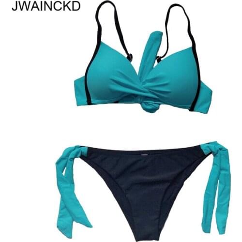 JWAINCKD Bikinis Set Push Up 2019 Mujer Sexy Swimsuit Female Swimwear Women Tanga Beach Wear String Biquini Maillot De Bain XXL