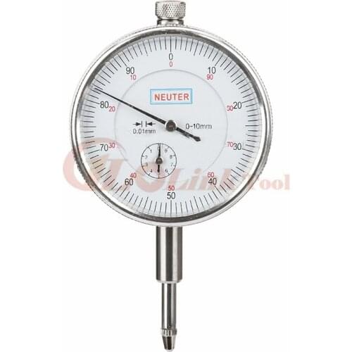 Precision Tool 0-10mm Dial Indicator Gauge 0.01mm Accuracy Dial Test Indicator Gauge Measurement Instrument Tools