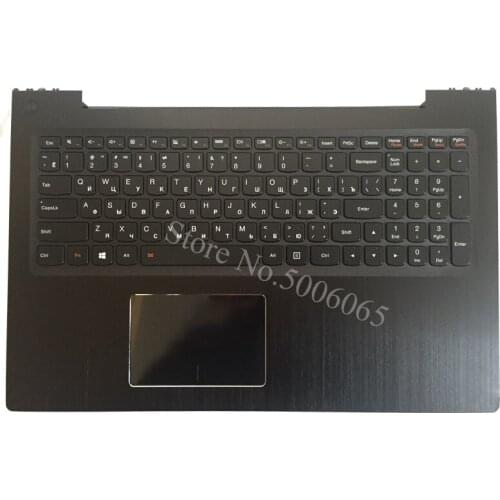 New Russian/RU laptop keyboard FOR Lenovo IdeaPad U530 Palmrest Keyboard Bezel Cover Touchpad with Backlit 90204072 black