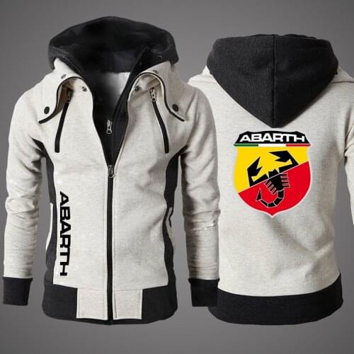 2021 New Abarth Mens Clothing Outdoor Sweatshirts Casual Male Jackets Fleece Warm Hoodies High Quality Hooded Harajuku Outwear