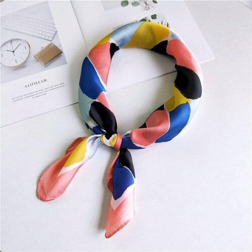 New square scarves silk scarves womens versatile spring and autumn professional wear accessories scarves and neckbands FJ345