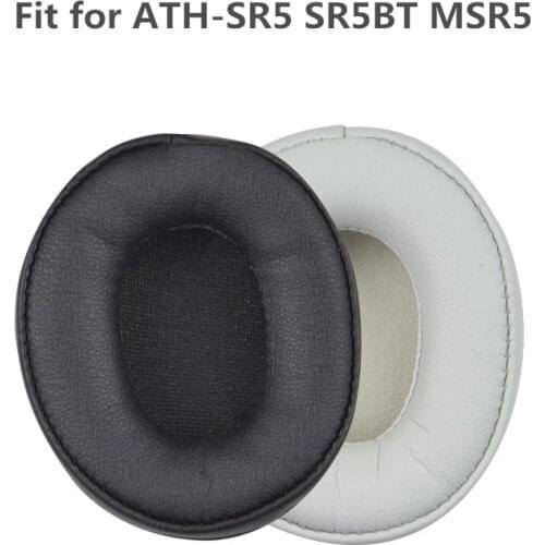 Foam Ear Pads Cushions for Audio-Technica ATH-SR5 SR5BT MSR5 Headphones High Quality Protein Leather Earpads 11.22