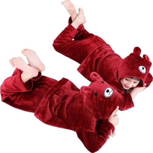 New Kids Pajama Set For Junior Girls Boys Clothes Winter Flannel Childrens Home Pyjamas Autumn Warm Thickened Sleepwear Sets