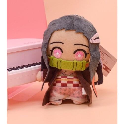 15cm Demon Slayer Kamado Nezuko Blade Plush Doll Pendant Warme Cute Lovely Girl Toy Cartoon Tanjirou