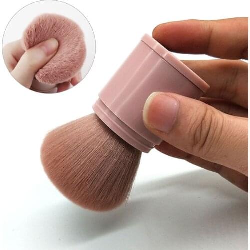 Loose Power Foundation Blusher Telescopic Makeup Brush Mini Retractable Portable Face Brushes Beauty Cosmetic Travel Tools