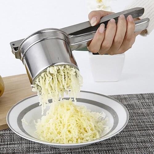 Stainless Steel Potato Masher Manual Juicer Press Squeezing Potatoes Food Potato Mashers And Juicers Kitchen Tools Fruit Juicer