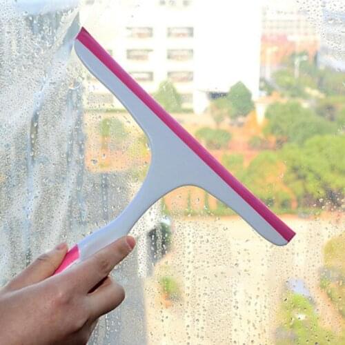 Window Squeegees Glass Cleaning Wiper Brush Eco-Friendly Soft Glass Scraper Glass Wiper Cleaner Helper Household Cleaning Tool