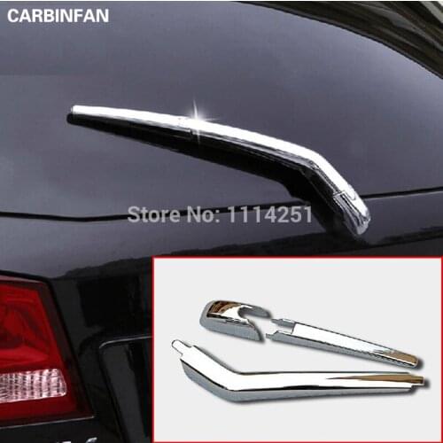 ABS Chrome Rear Window Windshield Wiper Blade Trims Cover 3Pcs/Set For Dodge Journey JCUV 2013 2014