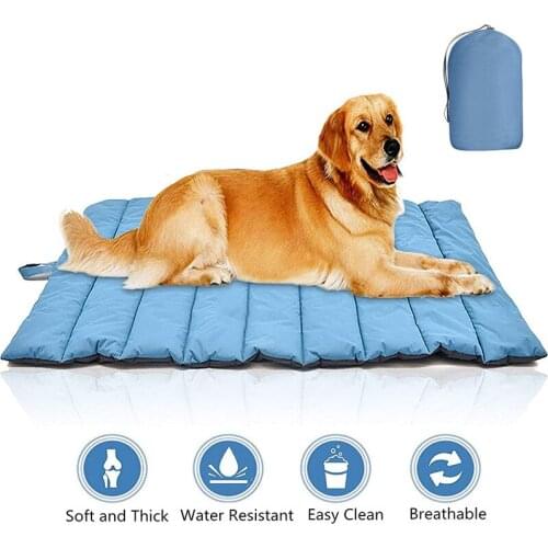 Foldable Dog Bed Waterproof Camping Travel Pet Sleep Mat Durable Pet Cushion Couch Bed For Small Medium Large Dogs Pet Supplies