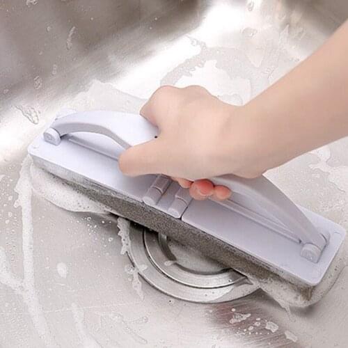 Foldable Sponge Wiper Strong Decontamination Cleaning Brush Washing Windows Bathtub Tile Brush Kitchen Bathroom Cleaning Tools