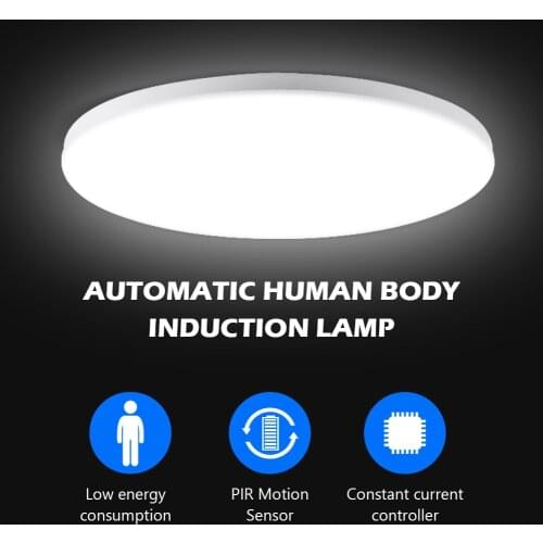 Led Ceiling Lights PIR Motion Sensor Modern Lamp 12W 18W For Kitchen Indoor Home Lighting Corridor Surface Mounted Foyer Hallway