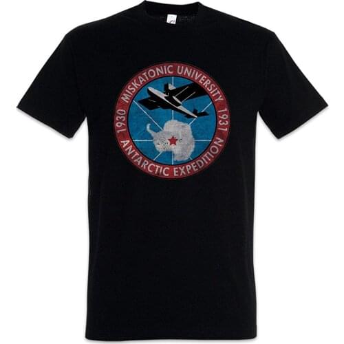 Miskatonic University 1930 Antarctic Expedition Ii Vintage T-Shirt Lovecraft 2019 Summer New Men Funny Casual Brand Tee Shirts