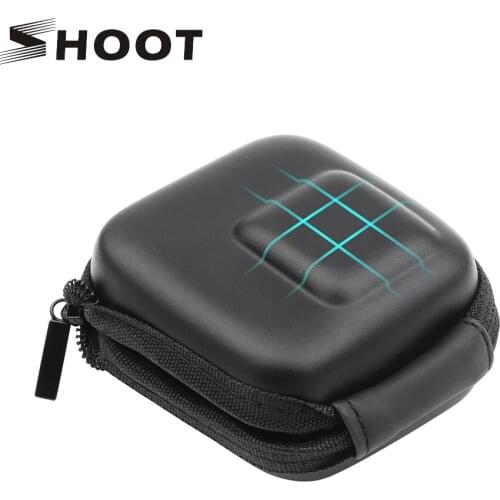 SHOOT Mini EVA Protective Case Bag for GoPro Hero 8 7 6 5 Black Silver White Camera Storage Box for Go Pro Hero 7 6 5 Accessory