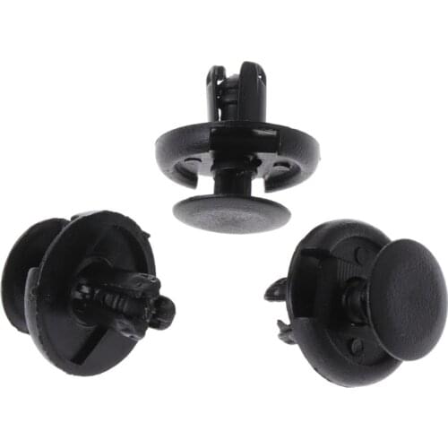 50 Pcs 7mm Hole Black Plastic Fastener Bumper Push Clip For Suzuki Alto Dropshipping