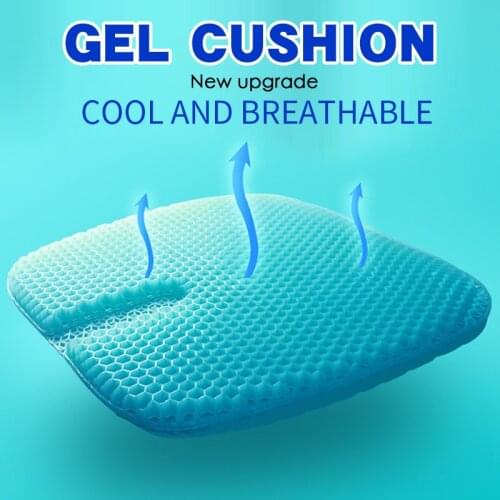 1 PCS Breathable Ass Cushion Ice Pad Gel Pad Non-Slip Wear-Resistant Durable Soft And Comfortable Cushion For Pressure Relief