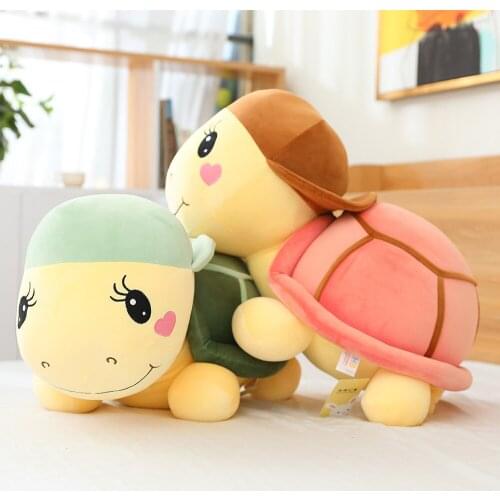 25-60cm Kawaii New Product Cute Tortoise Plush Toy Sleeping Stuffed Animals Sleeping Pillow Doll Children Birthday Event Gift