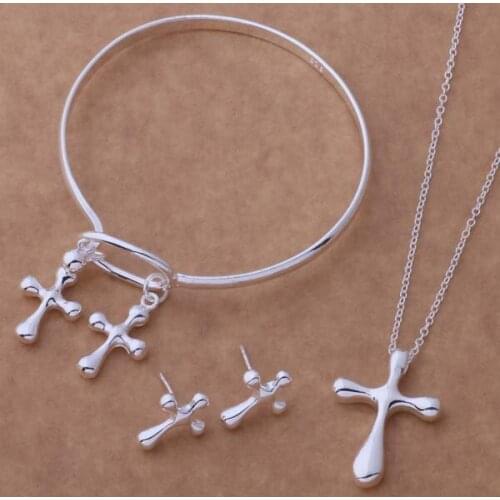 AS121 Trendy wholesale Jewelry Sets Earring 229 + Necklace 280 + Bangle 154 /ahraiyya bioajzva