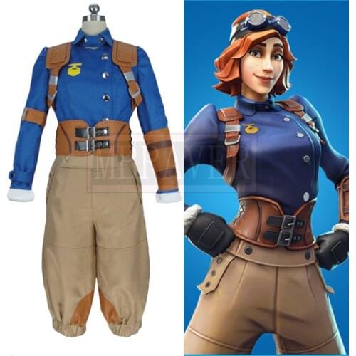 Battle Royale Season 6 Drift Skins Airheart Cosplay Halloween Uniform Cosplay Costume Customize Any Size