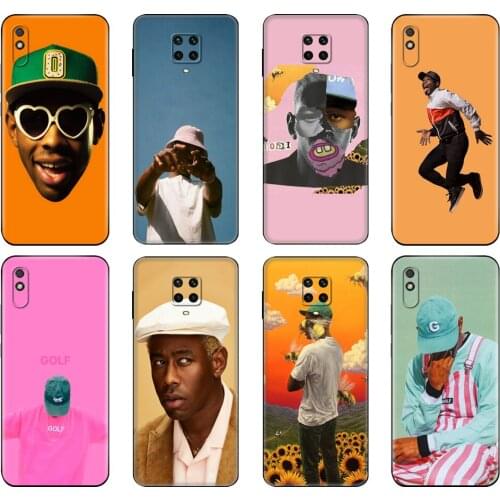 Black tpu Case For Xiaomi Redmi 7A 8 8A 9 9A 9C Case Redmi Note 8T 8 Pro T Note 9S 9Pro the creator Pop Rap Singer tyler creator