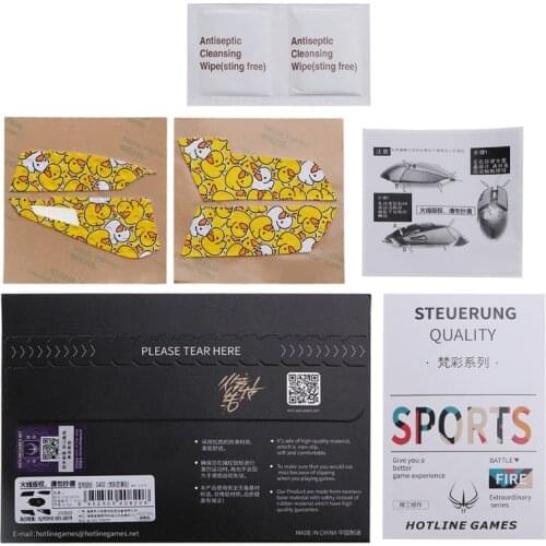 For logitech G402 Gaming Mouse Skin Mice Sweat Resistant Pads Anti-slip Stickers