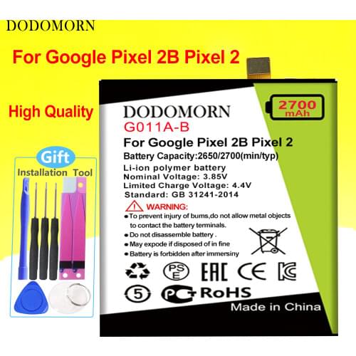 Аккумуляторы для телефонов Google Pixel 2 DODOMORN China At AliExpress