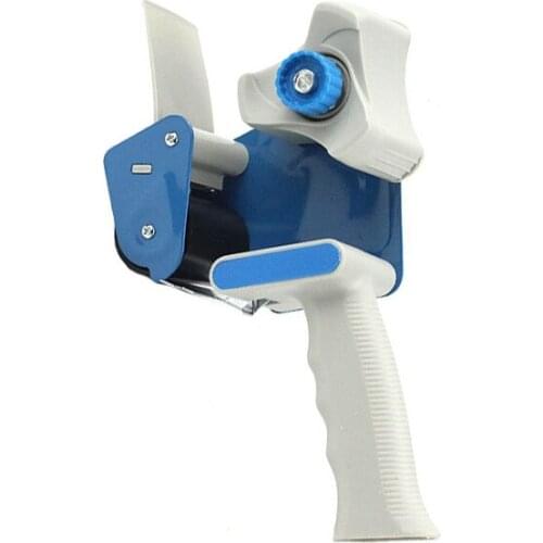 Packing Tape Dispenser (1 Pack) 2 Inches Lightweight Industrial Side Loading Tape Dispenser ( Blue)
