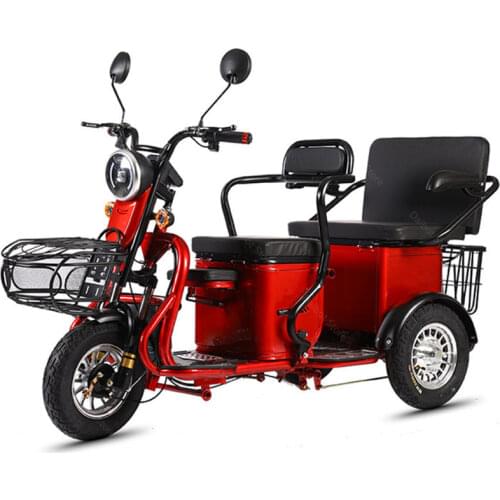 New Electric Motorcycle Scooter Three Wheels Electric Bicycles 600W 48V Wide Tire Electric Tricycle Scooter For Elderly Disabled