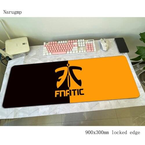 Fnatic mousepad 80x30cm gaming mouse pad big gamer mat HD print game computer desk padmouse keyboard cheapest large play mats
