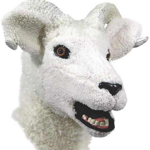 Halloween and Easter New Strange Ram Mobile Jaw Mask Event Performance Advertising Costume