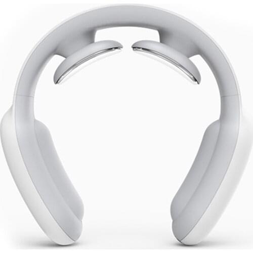 Electric Pulse Neck Massager Rechargeable USB Cervical VertebraTraction Pain Relief Heating Function Therapy Massage Stimulator