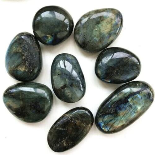 Labradorite Palm Crystals Healing Stones Wholesale Natural Polished Gemstone For Decoration