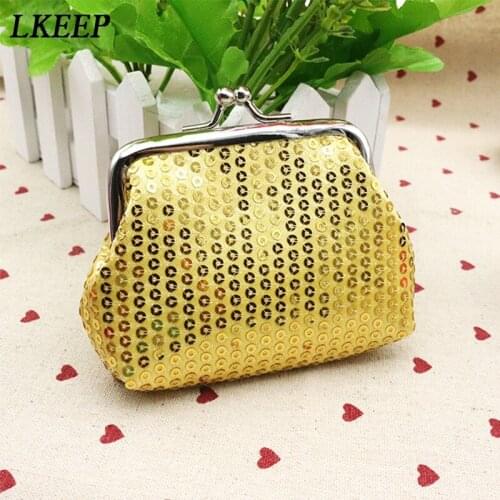 2021 Hot Women Ladies Small Sequin Wallet Coin Purse Credit Card Holder Fashion Party Clutch Girls Handbag Bag Hasp Women Purses
