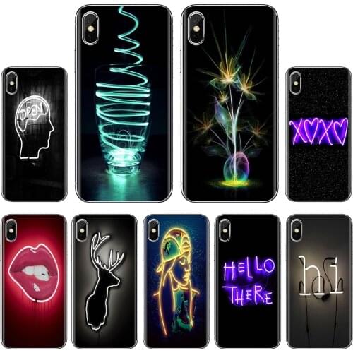 Neon wallpaper For Samsung Galaxy A10 A30 A40 A50 A60 A70 a12 a31 a41 a51 a71 a20e a21s M30 Awesome Silicone Phone Case