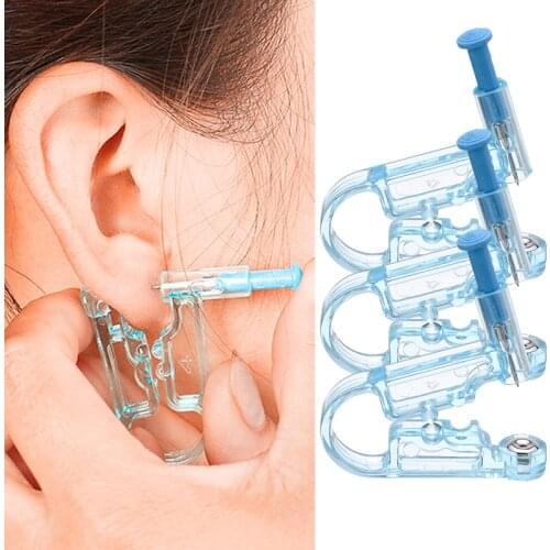 1-3pcs Disposable Sterile Ear Piercing Unit Cartilage Painless Healthy with Ear Stud Ear Piercing Gun Painless New Piercer Tool