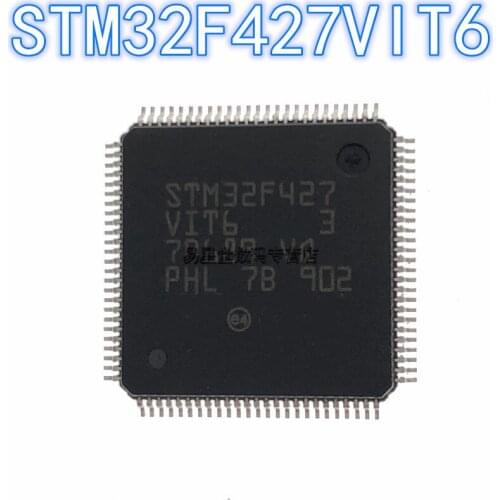 1PCS 100% new original authentic STM32F427VIT6 QFP-100 32F427VIT6 QFP100 32-bit microcontroller chip