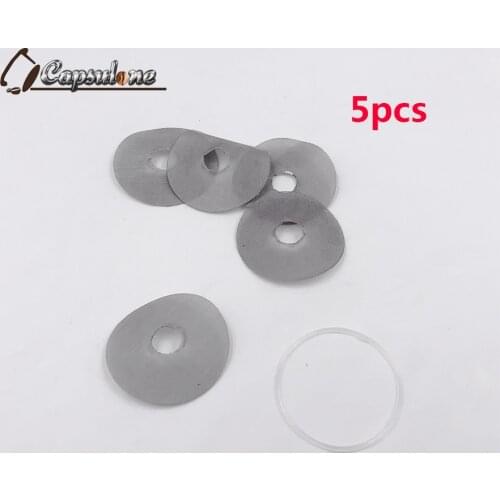 Capsulone 5PCS O-Silicone and filter Replacement Ring fit for caffitaly coffee Machine maker Refillable Reusable capsule