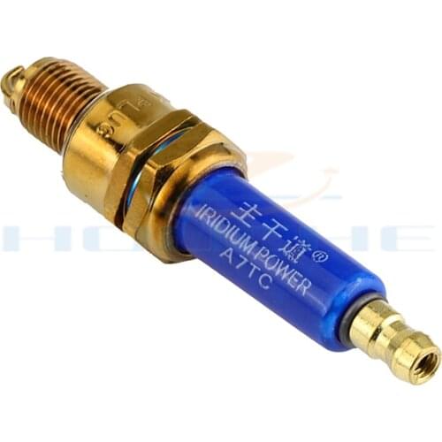 Iridium Power A7TC Spark Plug for ATV Dirt bike Pit bike Scooter Motorcycle Go kart Engine