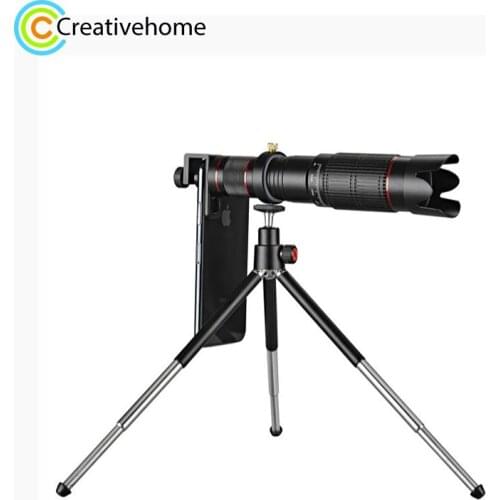 Universal External 36X Zoom Telephoto Phone Telescope Lens with Tripod Mount & Mobile Phone Clip & Bluetooth Remote Controller