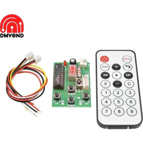 DC 5V Stepper Motor Controller with Remote Control Stepper Motor Adjustable Speed Regulator Card Driver Module 2-phase 4-wire