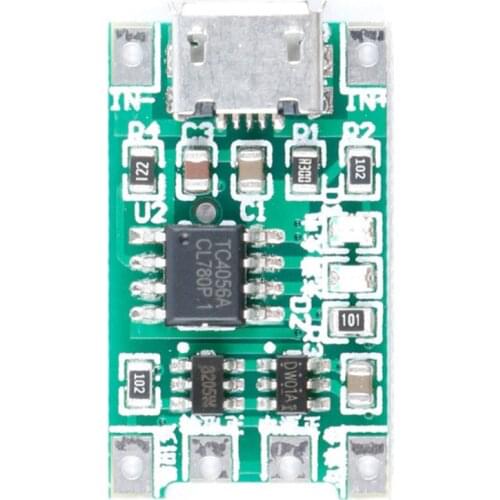 Taidacent 1S TP4056 Lithium Ion Battery Charging Board Module 18650 Solar Charge Controller Lithium Battery PCB Module 4.2V 3.7V