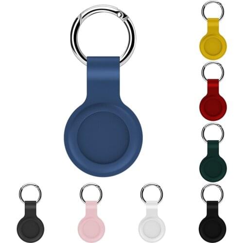 Protective Cover Location Tracker Silicone Case with Buckle for AirTags Tracker